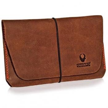 DONBOLSO® Reisepasshülle Miami Leder Reiseorganizer Etui Reisepass Mappe Reisepassetui Passport Hülle Herren Organizer Damen Blau