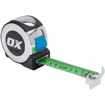 OX Pro 5m Tape Measure with Thumb Lock