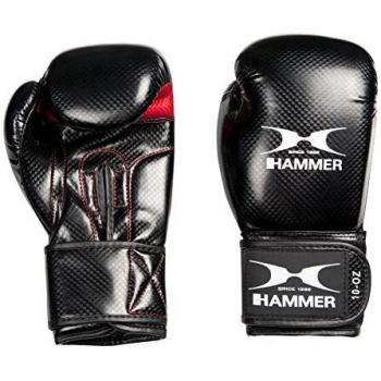 Lady Hammer‑Boxhandschuhe (Damen) – X‑Shock Schwarz/Rot, 10 oz