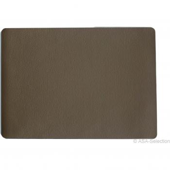 ASA Tischset Lederlook, 46 x 33 cm, Braun