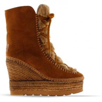 Botines de cuña Vidorreta 96739 Camel