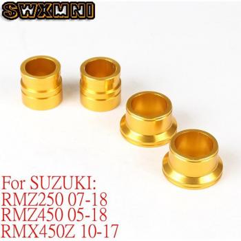 CNC Aluminum Front & Rear Wheel Hub Spacers for SUZUKI RMZ250