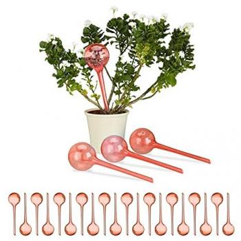 Arroseurs en plastique pour plantes, 24 globes, 250 ml, couleur rouge