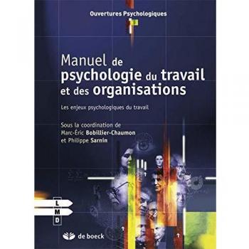 Manuel de psychologie du travail et des organisations : Les enjeux psychologiques du travail