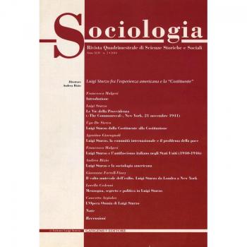 Sociologia. Rivista quadrimestrale di scienze storiche e sociali