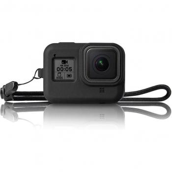 Accesorios de silicona y vidrio templado para GoPro Hero 8