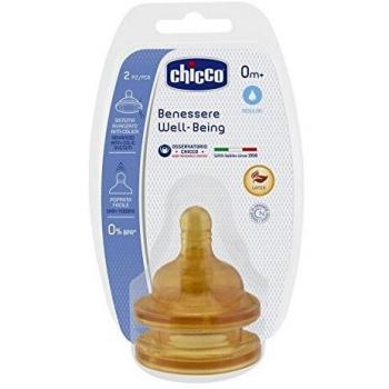 CHICCO TETTARELLA WELL BEING 0 MESI+ NORMAL LATTICE 2 PEZZI