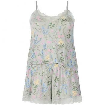 Hunkemöller Pyjama vert pour femme