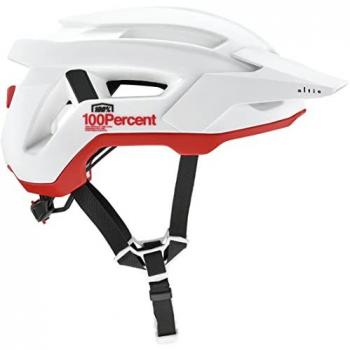 100% Altis Mountainbike Helm Weiß Rot S/M