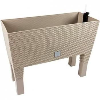 Prosperplast Jardinera Alta Rectangular con Autorriego 30 Litros