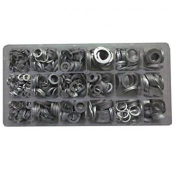 Pack de arandelas de aluminio 900 pzs, modelo JBM