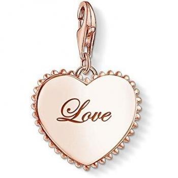 Pendentif cœur d'amour Thomas Sabo – Argenté plaqué or rose