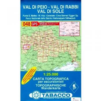Valli del Peio e Rabbi, val di Sole 1:25.000
