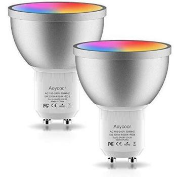 Smart Home LED Lampe GU10 – 50 W Wifi, 6500 K, Reflektor, Alexa‑kompatibel