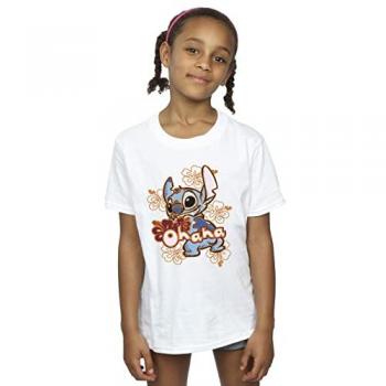 T‑shirt enfant Disney Ohana blanc « Unité familiale »