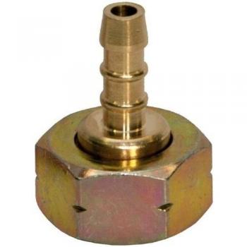 Raccordo ottone per bombola gas 25 mm Maurer con guarnizione