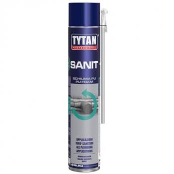 Schiuma Poliuretanica Tytan Multidirezionale 750ml con Erogatore per Termoidraulica e Sigillatura Verde