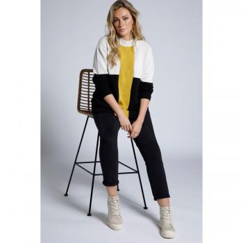 Maglione con colletto alto e maniche lunghe, Donna, Beige, Taglia 48/50, Cotone