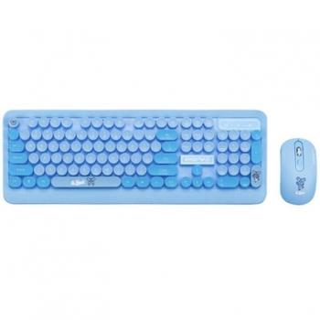 Kabellose Cartoon-Tastatur und Maus, 1600dpi, 10 Meter Reichweite, 2,4G