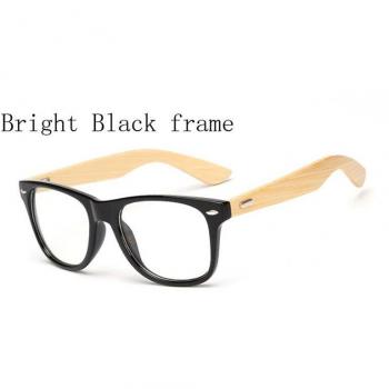 Retro Wood Frame Optical Glasses