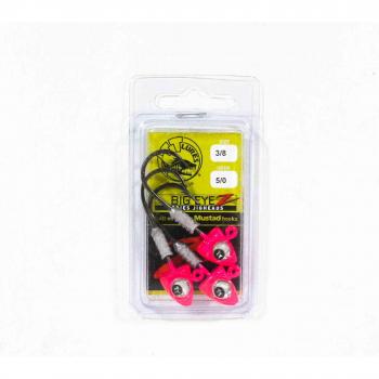 TT Big EyeZ 3/8 oz Jig Head with Pink Silver EyeZ