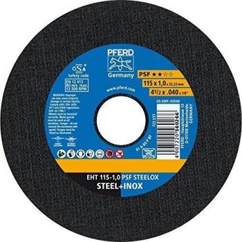 DISCO CORTE EHT A60P-115X1,0 PSF INOX