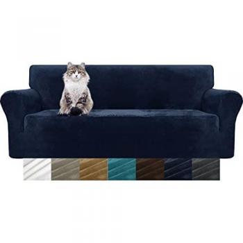 MAXIJIN Housse de Canapé en Velours Épais 4 Places Housse de Canapé Super Housse de Canap