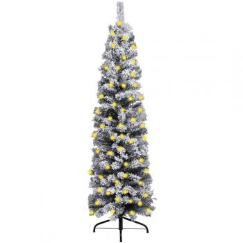 Artificial Green Christmas Tree with Flocked Snow 150 cm