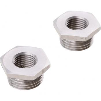 Harley O2 Sensor Port Reducer Bungs 18mm-12mm Stainless Steel