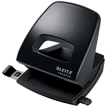 Leitz NeXXt Recycle Hole Punch 30 Sheets Black 50030095 55633AC