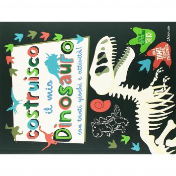 Costruisco il mio dinosauro con tanti giochi e attività! Con adesivi