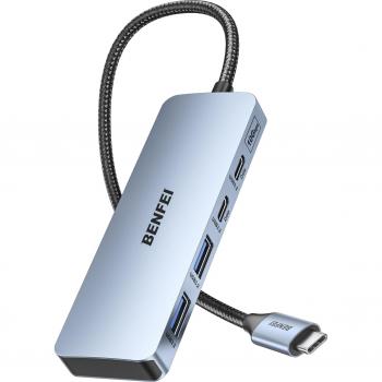 BENFEI USB‑C to USB‑A Dual Hub 10Gbps