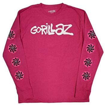 Large Pink Gorillaz Pazuzu Long Sleeve Top