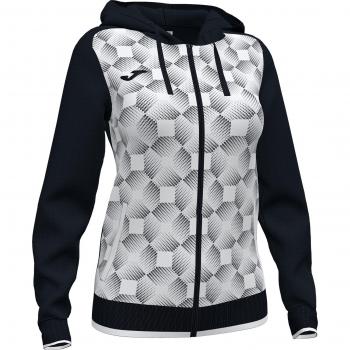 Joma Supernova III Damen Kapuzenjacke Schwarz