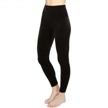Leggin Moldeador de Terciopelo Negro para Mujer