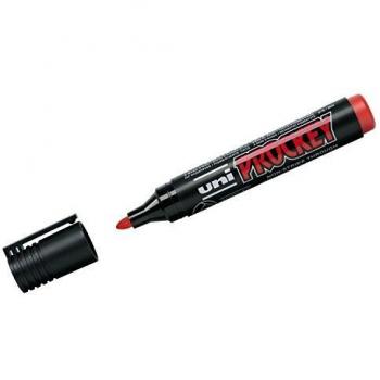 Uni-ball, Marker, Prockey PM-122 Permanent Marker (Rot, 1.80 mm, 12 x)