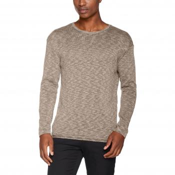 Suéter SELECTED HOMME Shnloft Ls O-Neck para Hombre, Beige