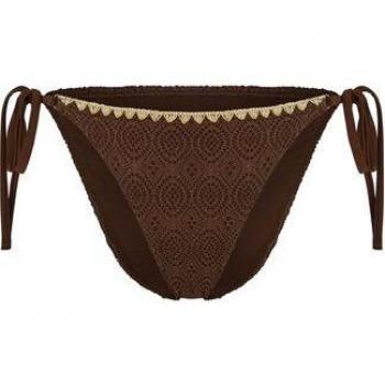 Crochet Tanga Braguita Marrón Hunkemöller