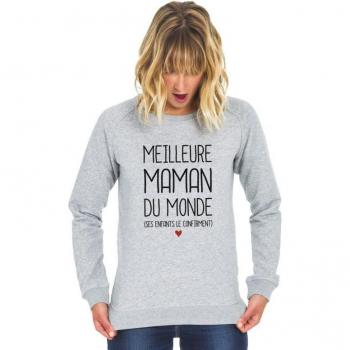 Lieblingsmama Sweatshirt XS grau meliert