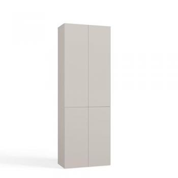 Armoire RORY Salle‑Bain Panier, 174 × 60 × 30 cm, Beige Élégant