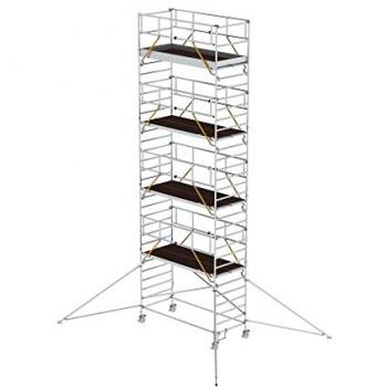 Munk Günzburger Steigtechnik: SG 1,35 × 3,00 m mit Ausleger & Doppelplattform – 8,39 m