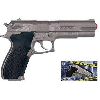 Pistola Gonher 8 Colpi, Forze di Polizia, Colore Metallo