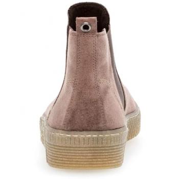 Gabor Chelsea-Stiefel, Dreamvel, Dunkel-Rose, Wechselfußbett, Best-Fitting 93.731.34, Größe 38.5