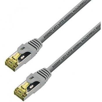 AISENS 10‑Meter RJ45 Cat 7 Cable – 600 MHz – Gray