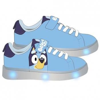 Bluey Ljusblå LED Sneakers