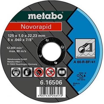 Metabo 616506000 Novorapid 125x1,0x22,23 mm Trennscheibe
