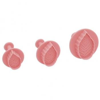 Zenker Ausstecher mit Stempel Blatt 3tlg. SWEET SENSATION