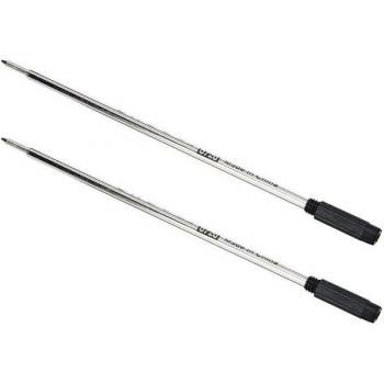 Black Fine Nib Ballpoint Refill Duo