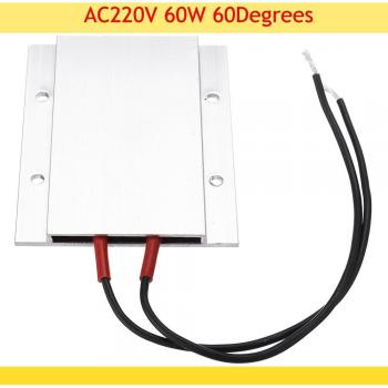 Aluminium-PTC-Heizer 60–150 °C – 220 V Keramikelement 77×62 mm