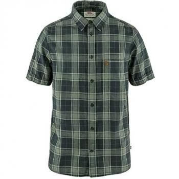 Camicia Fjällräven Övik manica corta blu notte